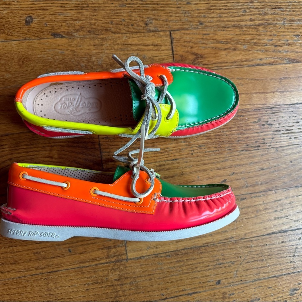 Sperry Top Sider *Rare* Neon size: 7 - Picture 6 of 8